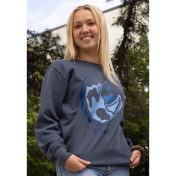 Utah Mountains Unisex Crew Sweatshirt